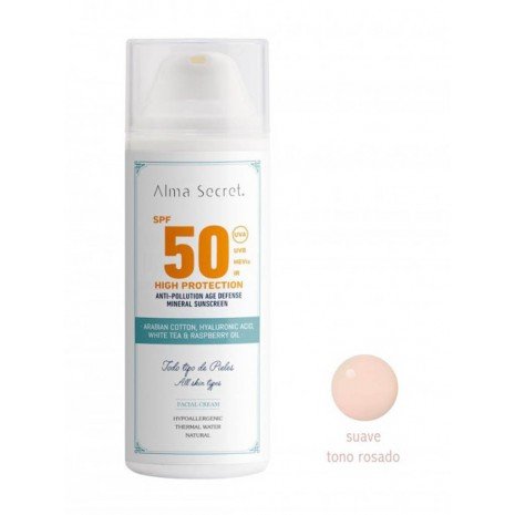 Crema Solar Facial Spf50+ - 50 ml - Alma Secret