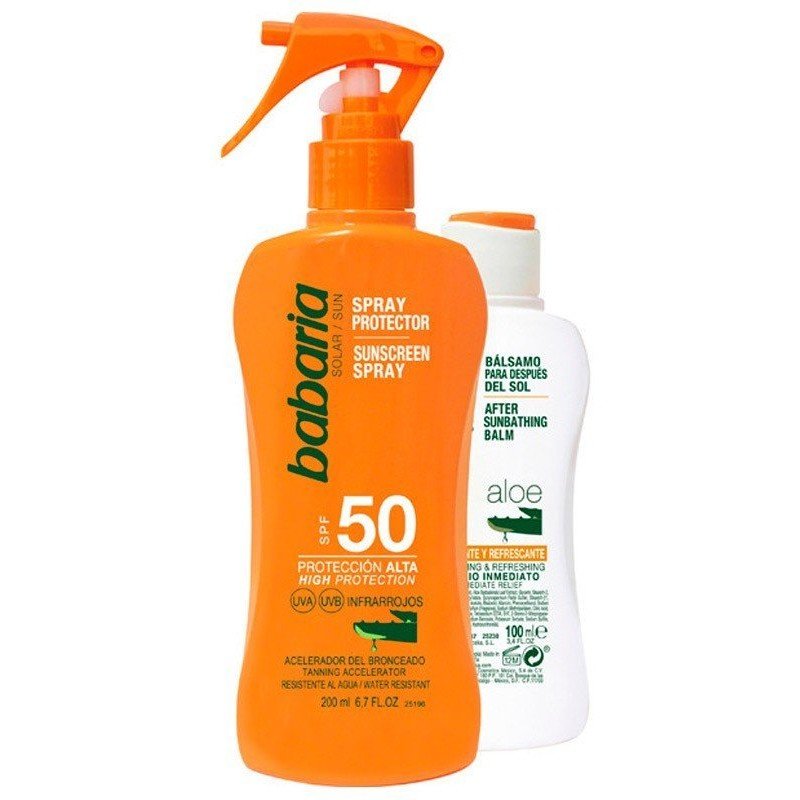Spray Protector Solar Aloe Spf50 + After Sun - Babaria