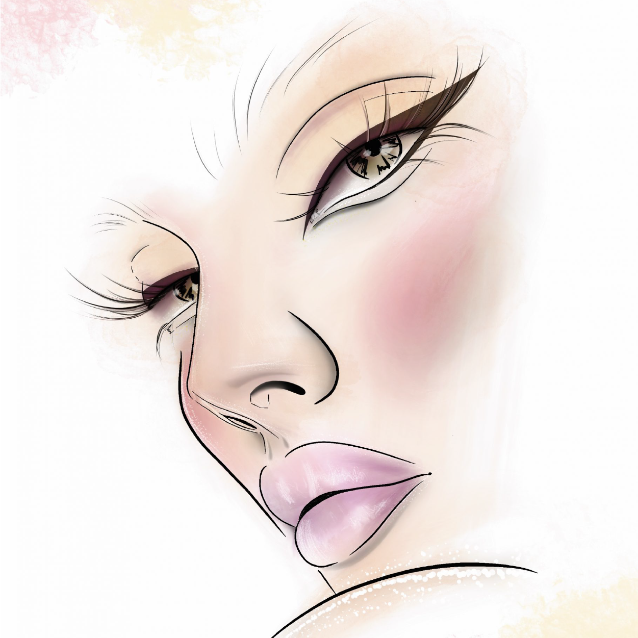 Artista do Facechart - Face to Practice Maquiagem - Facechart