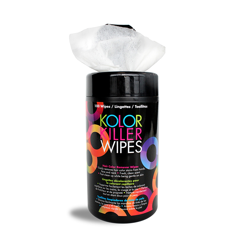 Toalhetes de Limpeza de Tintura de Cabelo, 100 Unidades - Framar