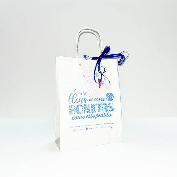 Bolsa de presente média - Hola Princesa Diy