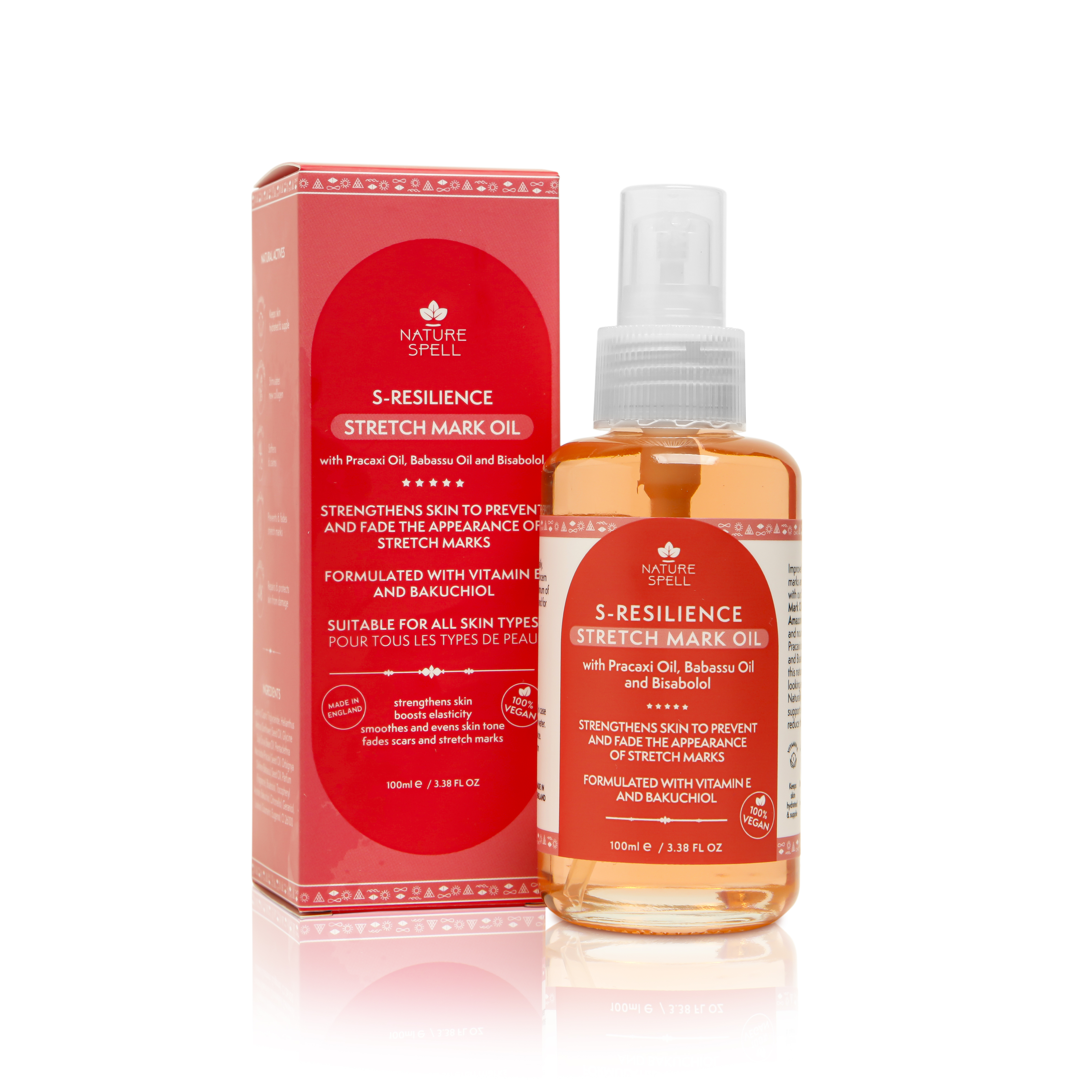 Aceite Antiestrías S-Resilience 100ml - Nature Spell - Nature Spell