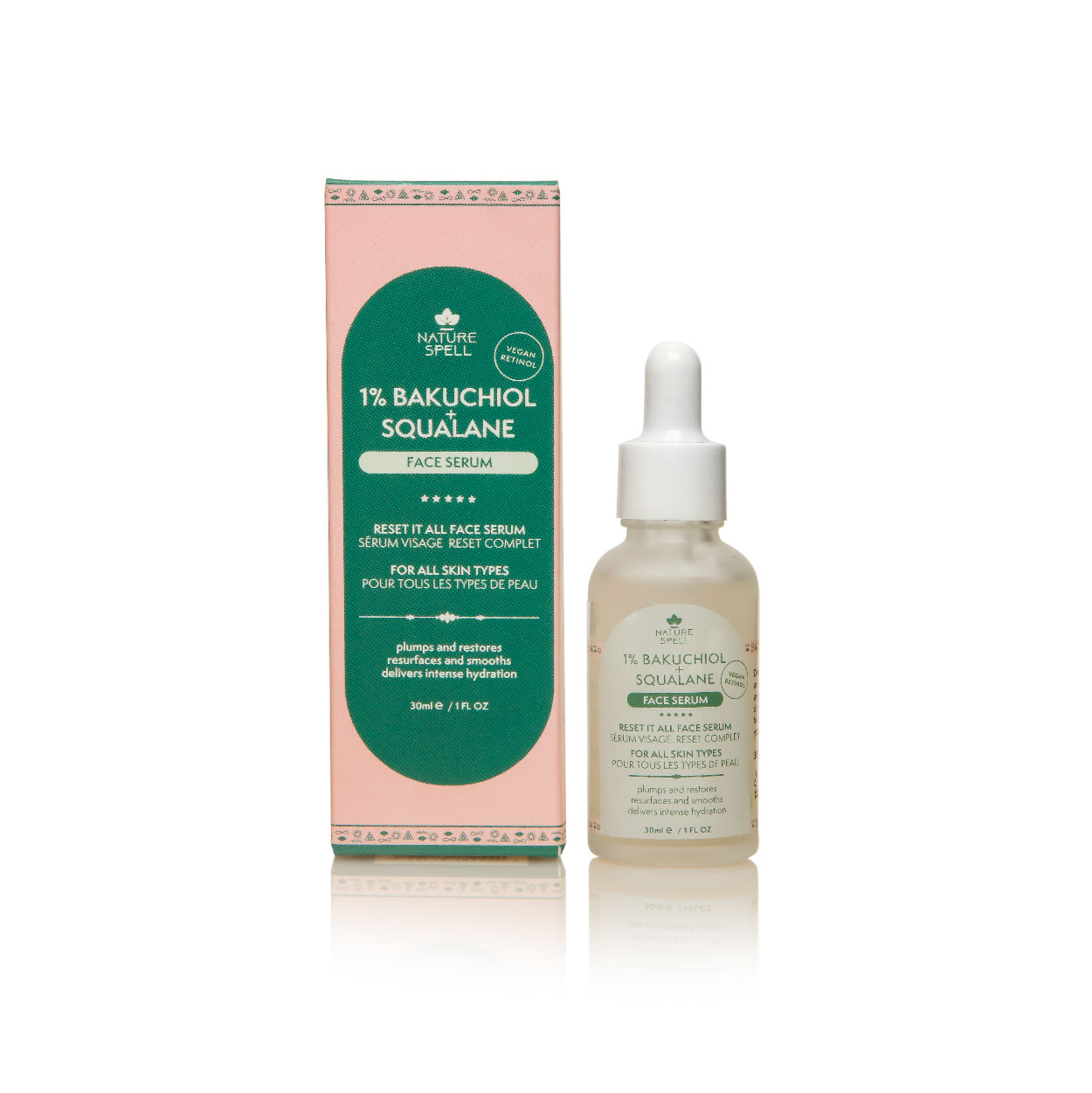 Sérum Facial com Bakuchion (Vegan Retinol) 30 ml - Nature Spell