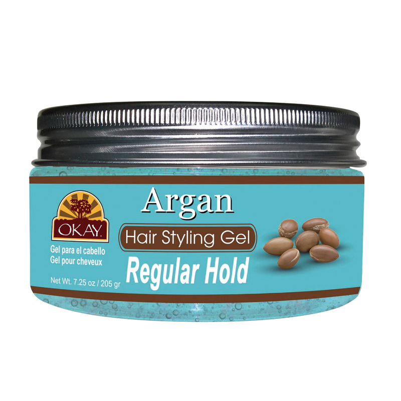 Definidor de Rizos de Argan, Regular Hold. 7.25 Oz / 205 G - Okay