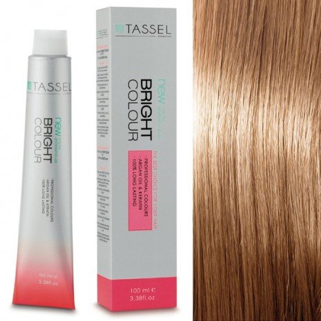 5 Castanho Claro - Tintura com Óleo de Argan e Queratina 100 ml - Tassel: 9.32 Rubio muy claro beige