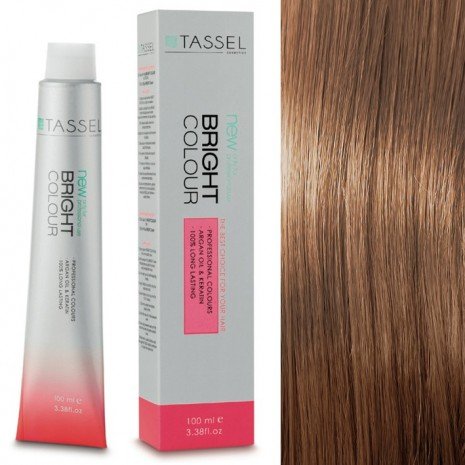 5 Castanho Claro - Tintura com Óleo de Argan e Queratina 100 ml - Tassel: 7.32 Rubio medio beige