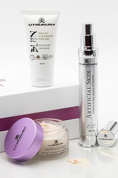 Kit de Manutenção em Casa Artificial Skin Creme 50ml + Serum 35ml + Depurador 50ml - Utsukusy