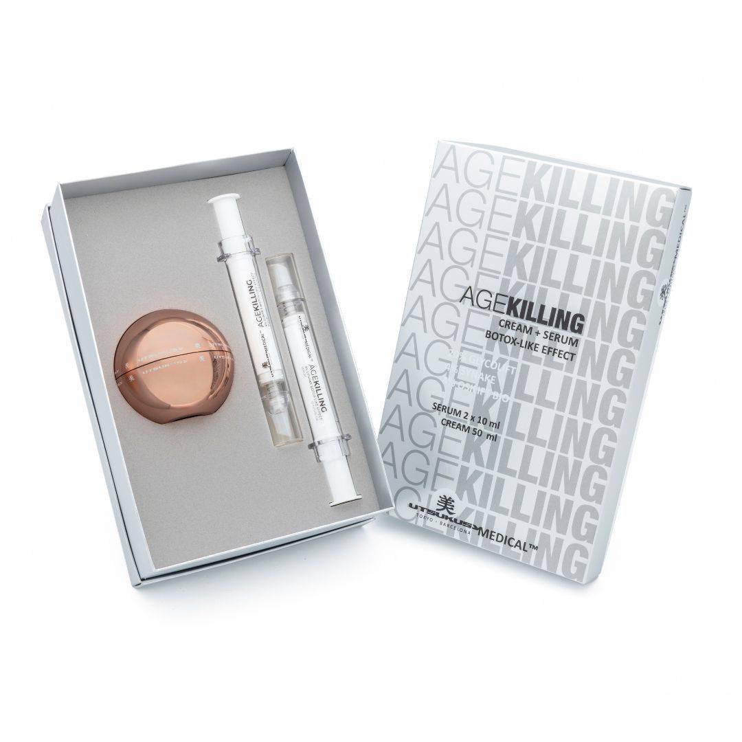 Kit Age Killing Creme 50ml + 2 seringas 10ml - Utsukusy