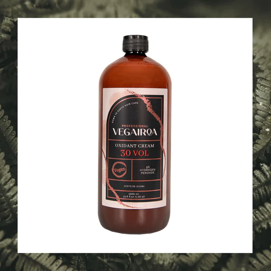 Creme Descolorante e Oxidante 30vol - 1000ml - Vegairoa