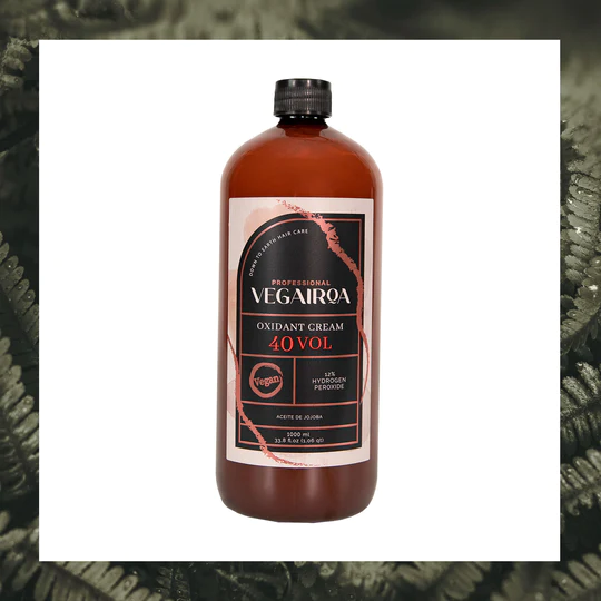 Creme Descolorante e Oxidante 40vol - 1000ml - Vegairoa