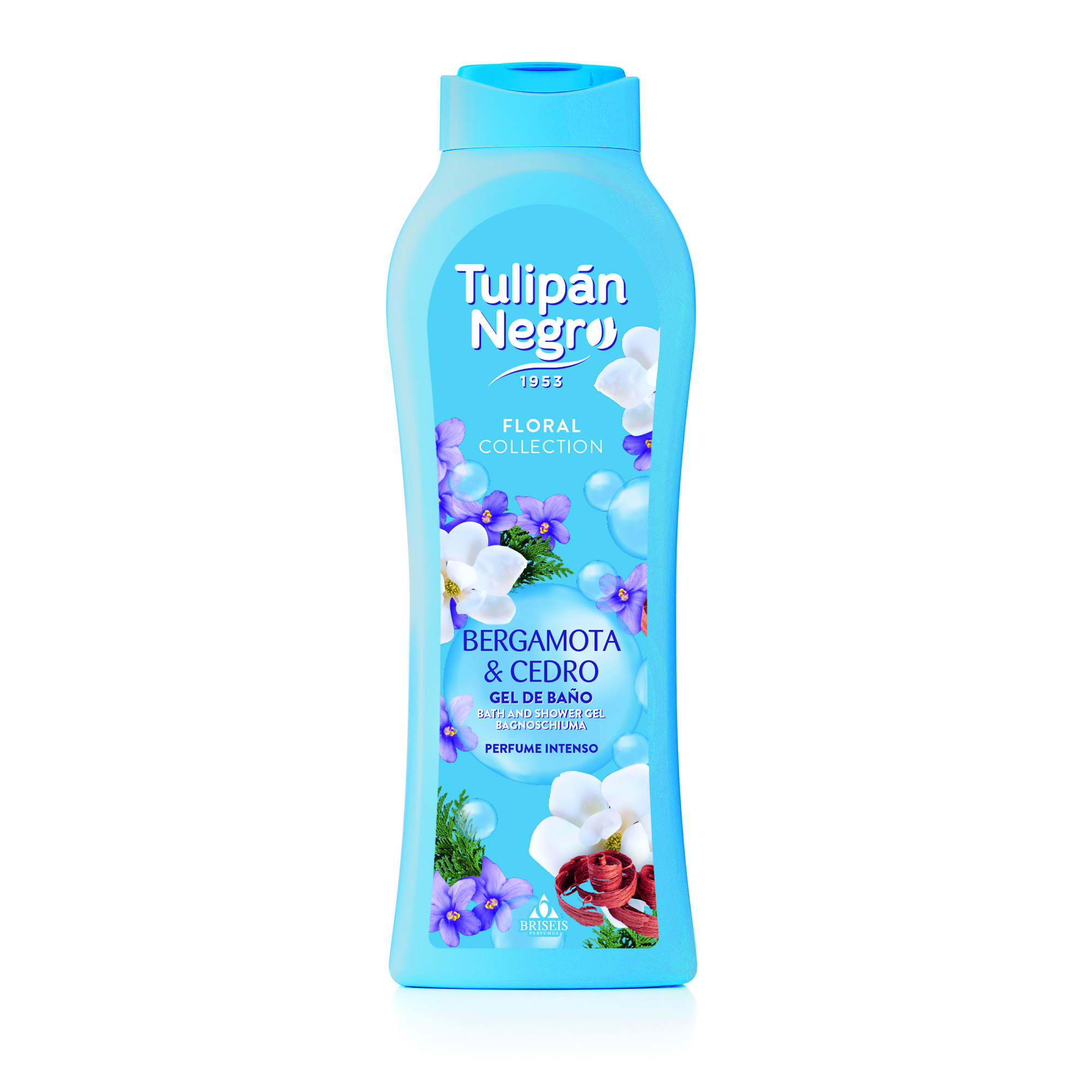 Gel de Banho e Duche Intense 550ml - Tulipan Negro: Bergamota y Cedro